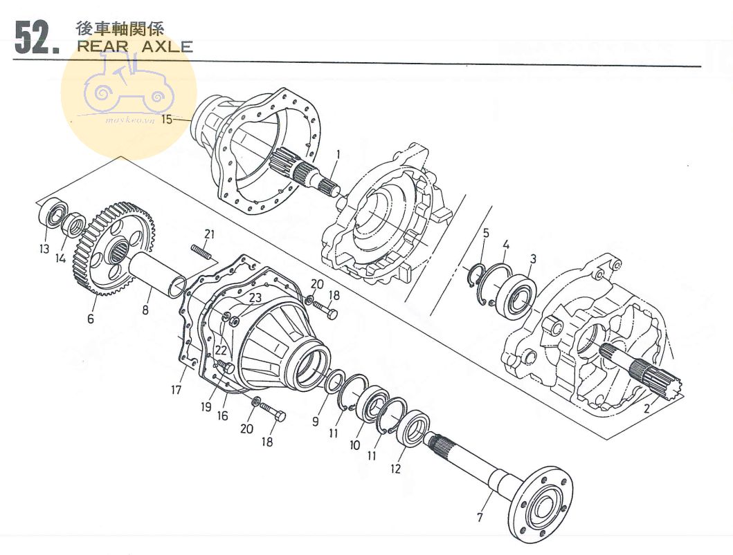 Trục sau